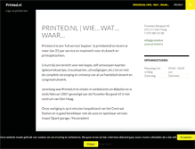 Tablet Screenshot of printed.nl